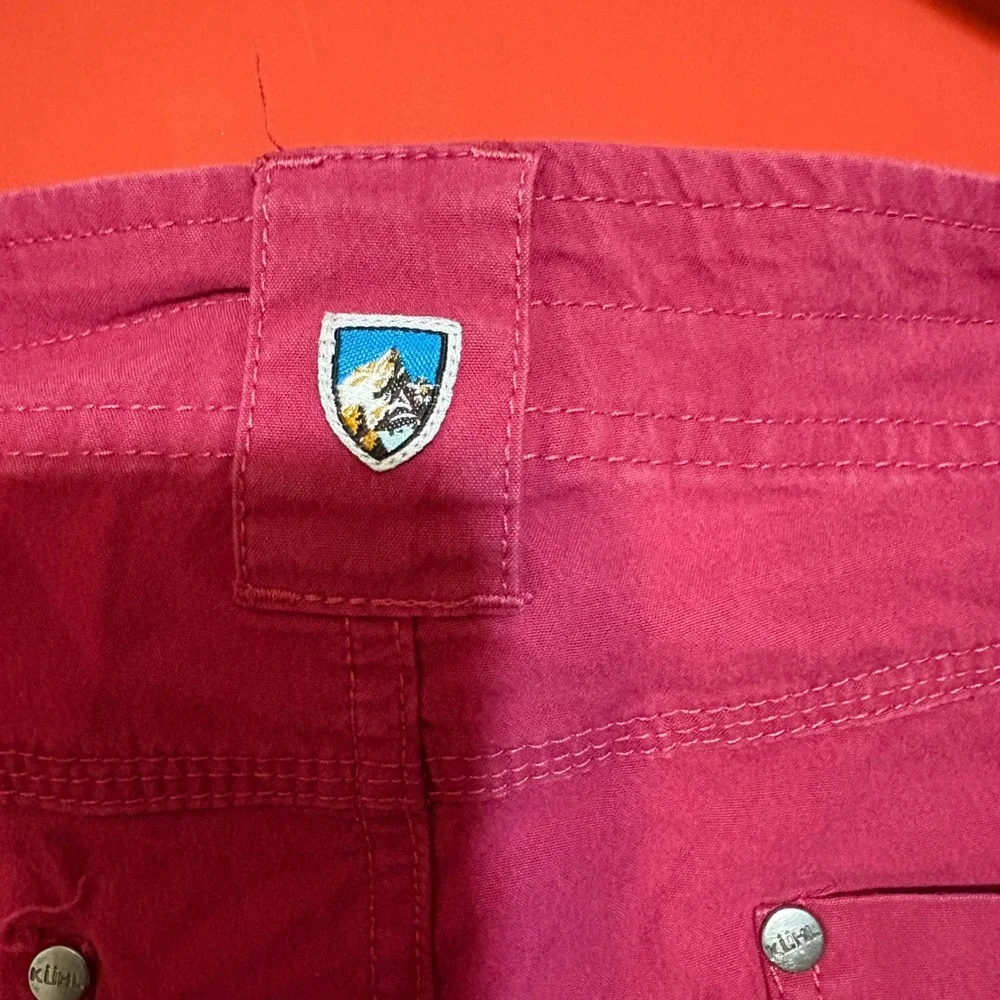 KUHL Pink Twill Casual Shorts Women Size 8 Cargo Pockets Outdoor‎ - Picture 5 of 11